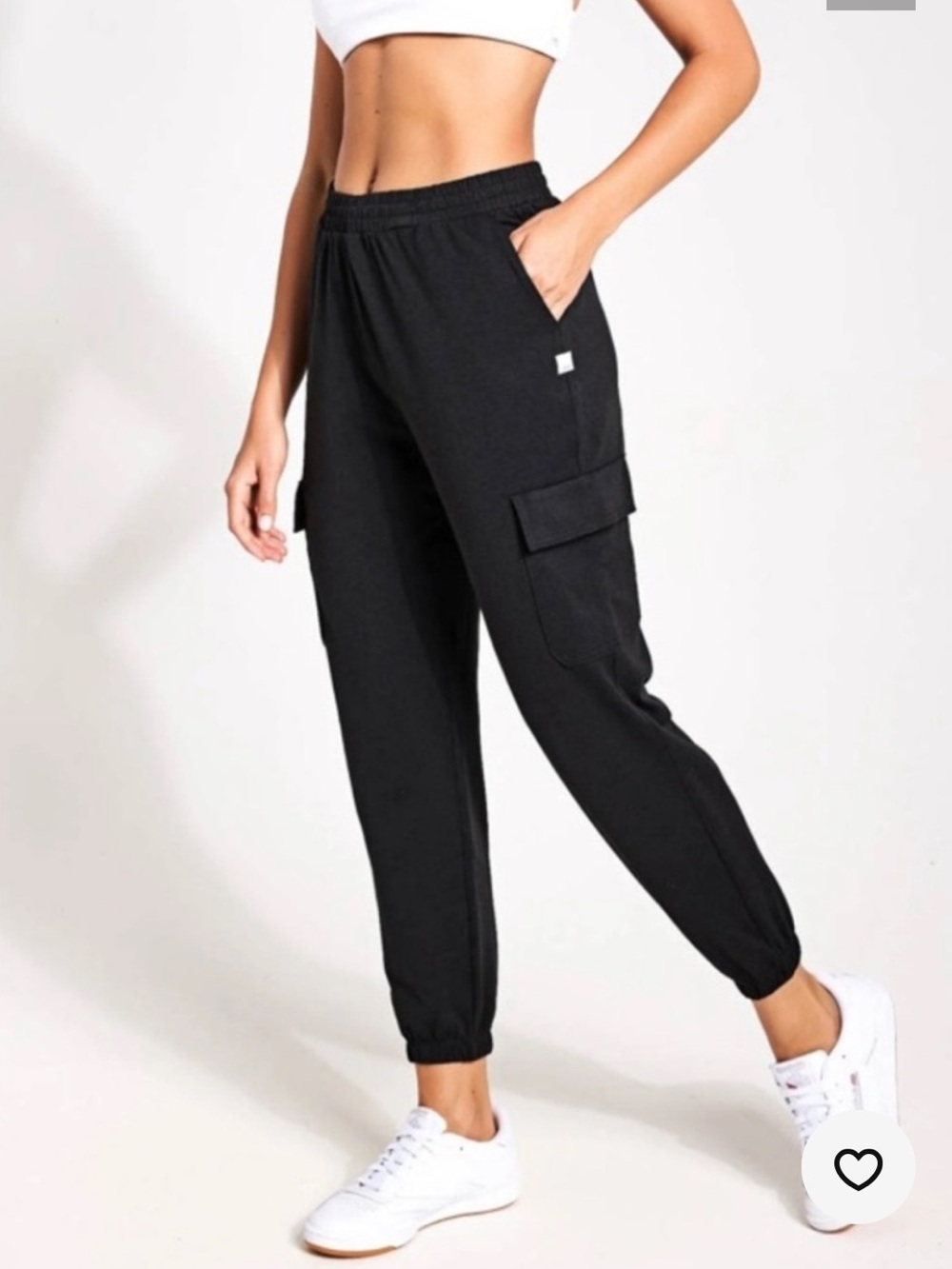 Vuori Boyfriend Cargo Joggers Black Women’s S Fall Travel Outdoor